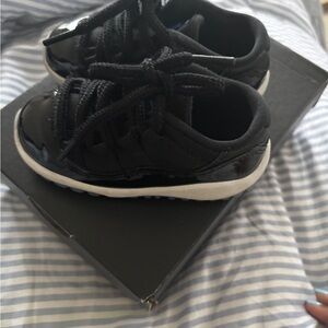 Jordan Black Sneakers Suede Low-Top